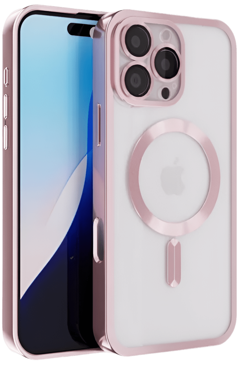 Iphone 16 Pro Max Case Magsafe - Plug & PlayRozePlug & PlayHoesjesIphone 16 Pro Max Case Plug & Play