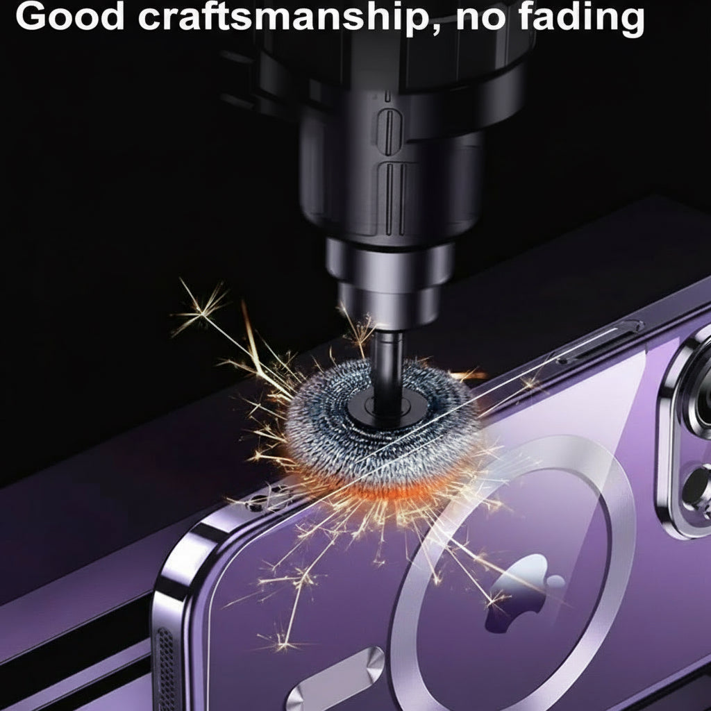 Luxury Plating for Magsafe Magnetic Case for Iphone 17 16 15 14 13 12 11 Pro Max plus Wireless Charge Cover with Lens Protector