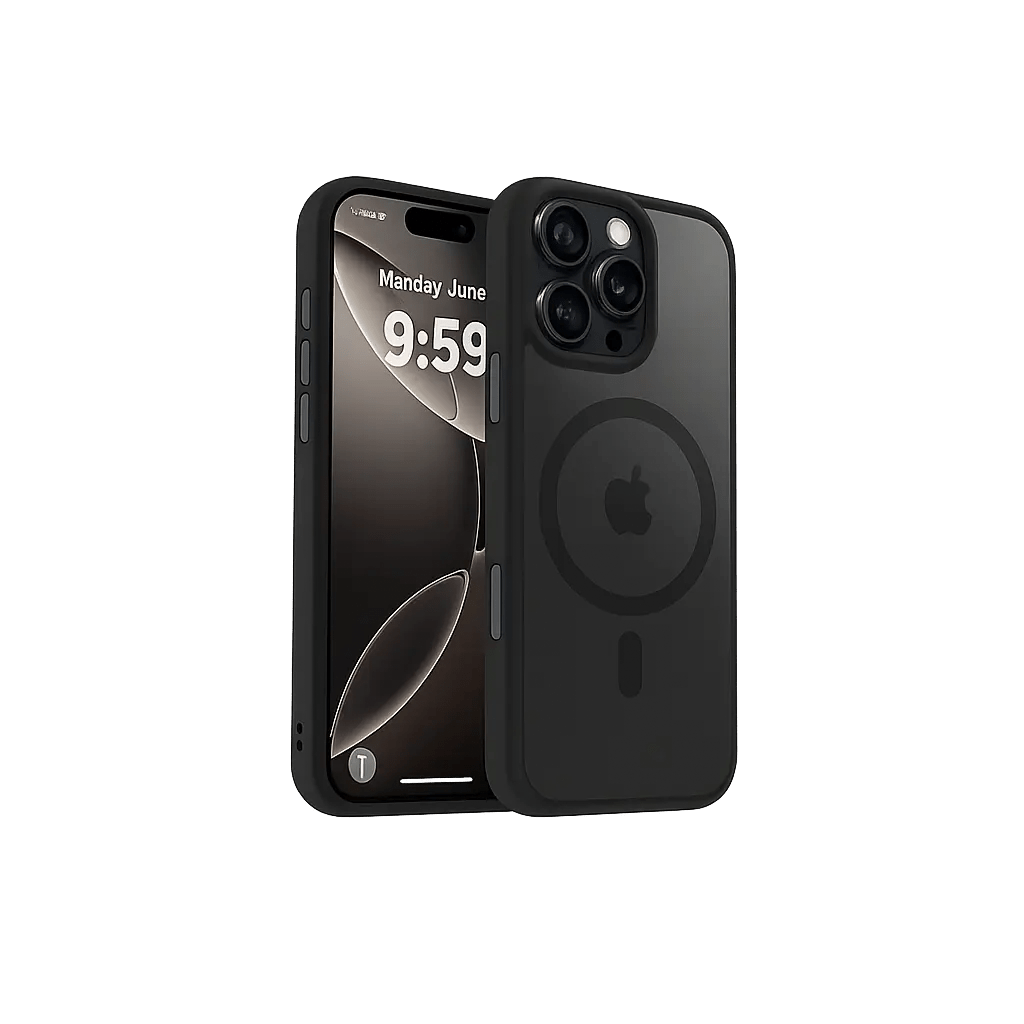Iphone 16 Pro Max Case Magsafe - Plug & PlayZwartPlug & PlayHoesjesIphone 16 Pro Max Case Plug & Play